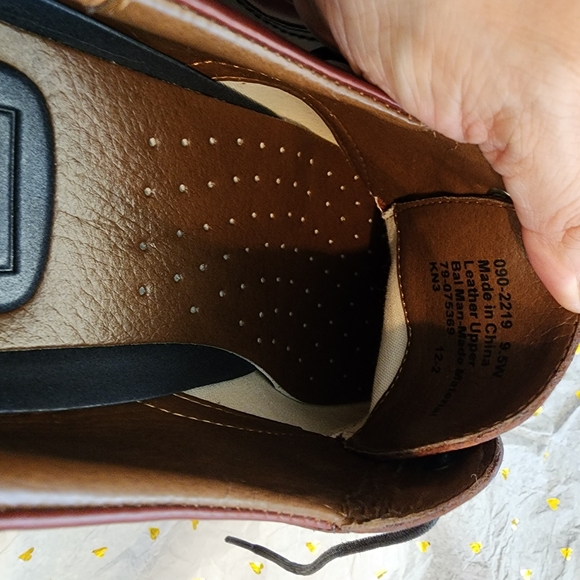 Dockers Gordon Cordovan Burgundy Cap Toe Oxford 9.5W - Picture 11 of 14